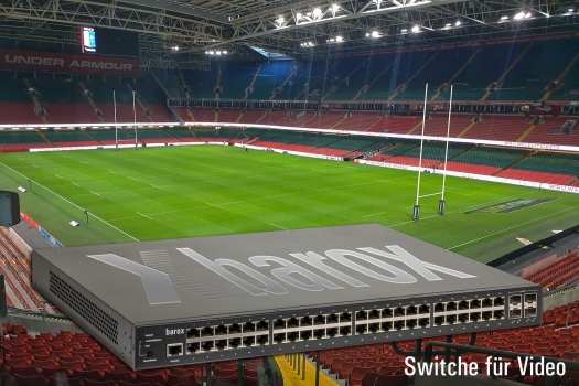 barox Ethernet-Switche sichern nun das “Principality Stadion” in Cardiff